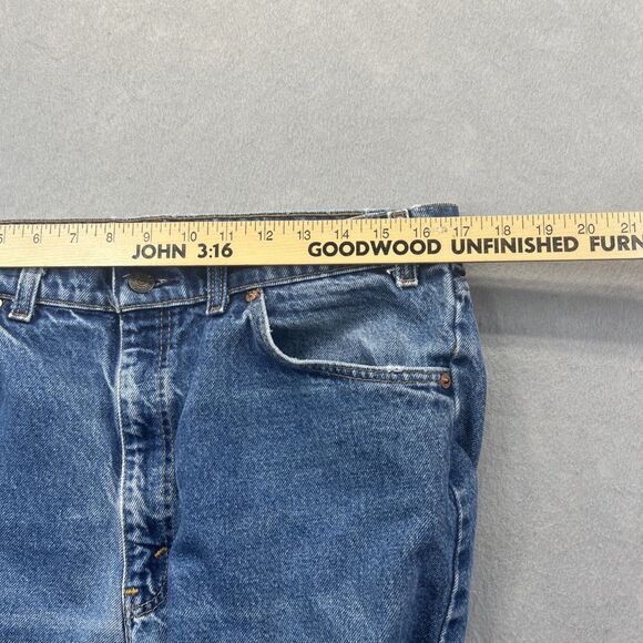 Levis 20505 0217 Jeans Mens 36x32 Denim Orange Tab Vintage 70s 80s USA Made 505 - Picture 15 of 16